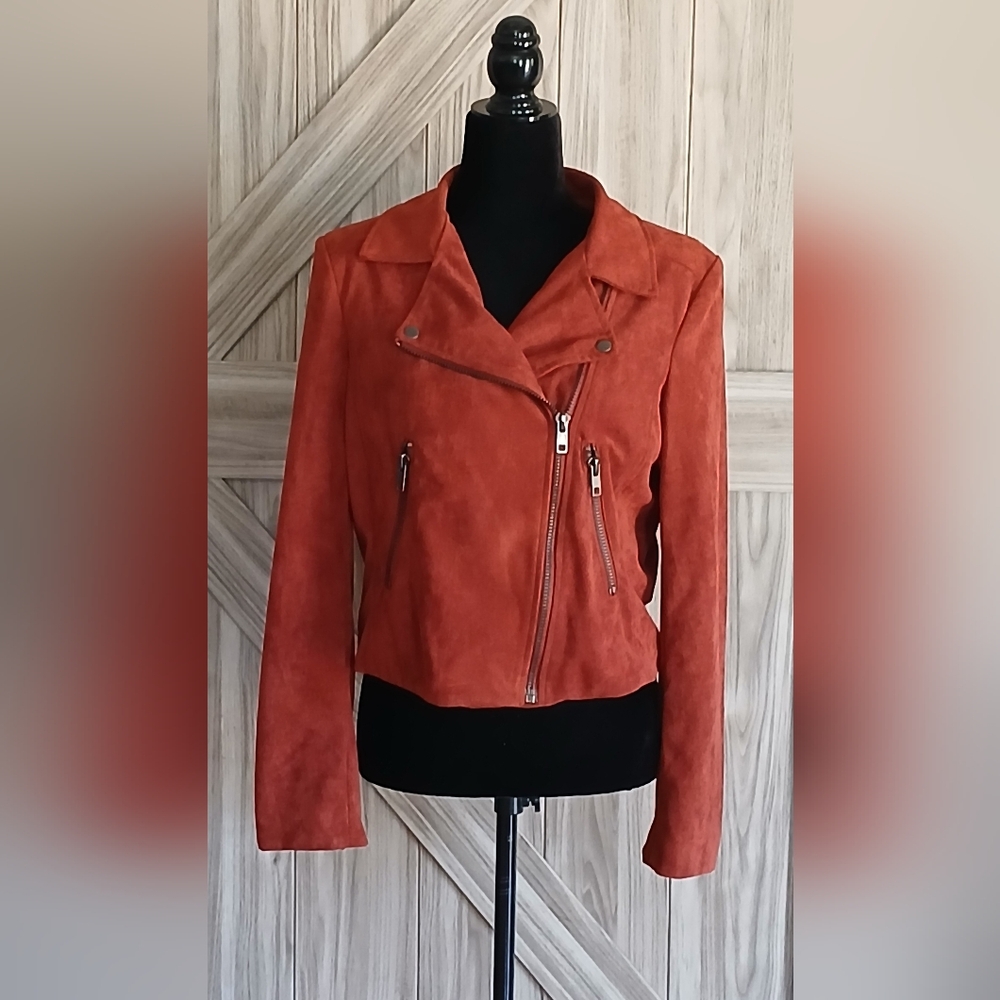 Astr Red Leather Jacket